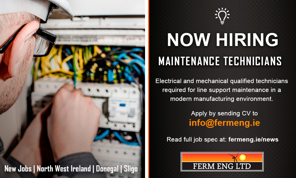 New Job Vacancies Maintenance Technicians Ferm Engineering Ltd 